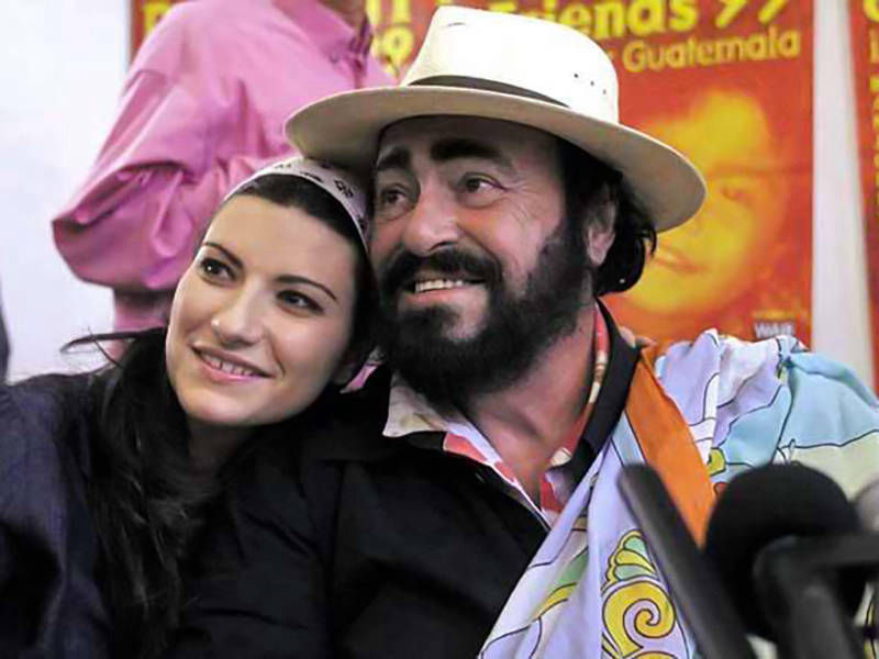 Laura Pausini Luciano Pavarotti