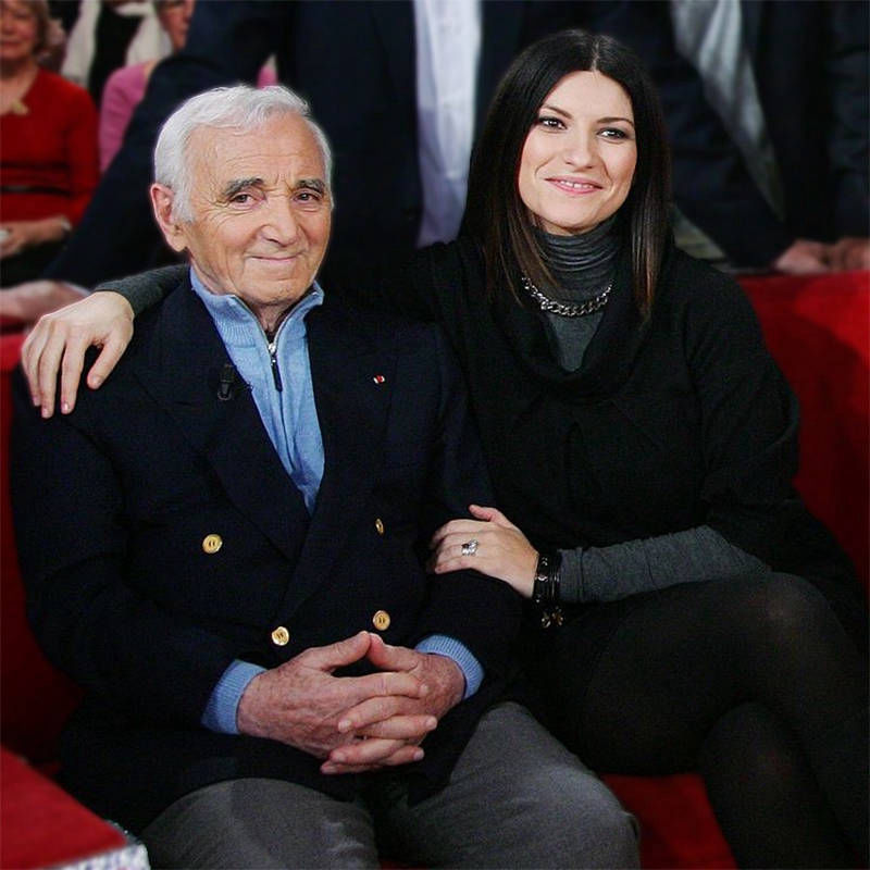 Charles Aznavour Laura Pausini